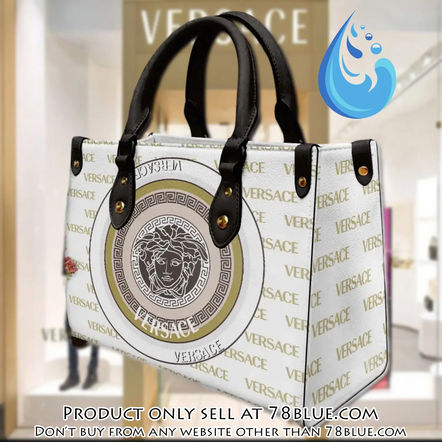 Versace women luxury leather handbag 3d lhb1074 78b1500147